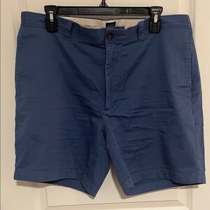 J. Crew Factory Classic Blue Flat Front Shorts